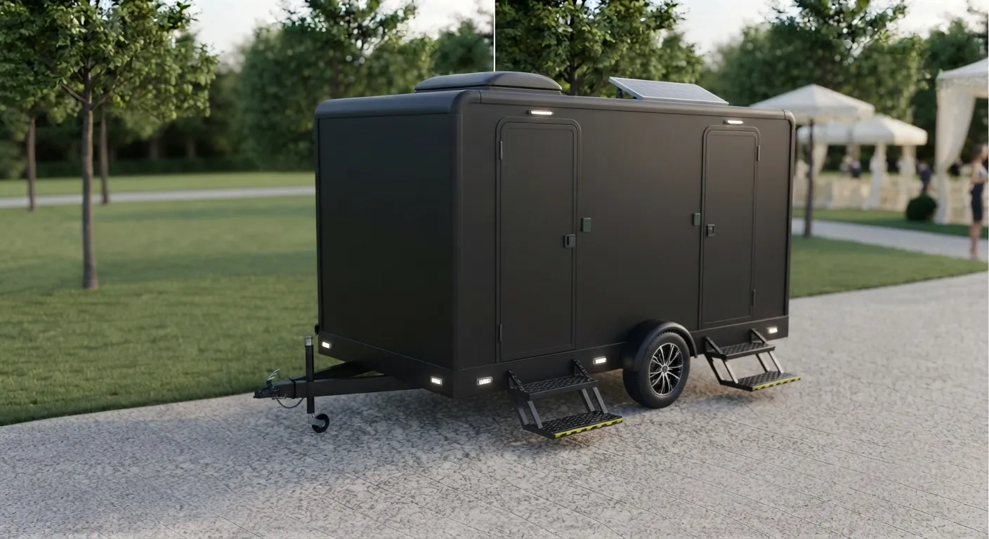 2 Stall Restroom Trailer in Pembroke Pines, FL
