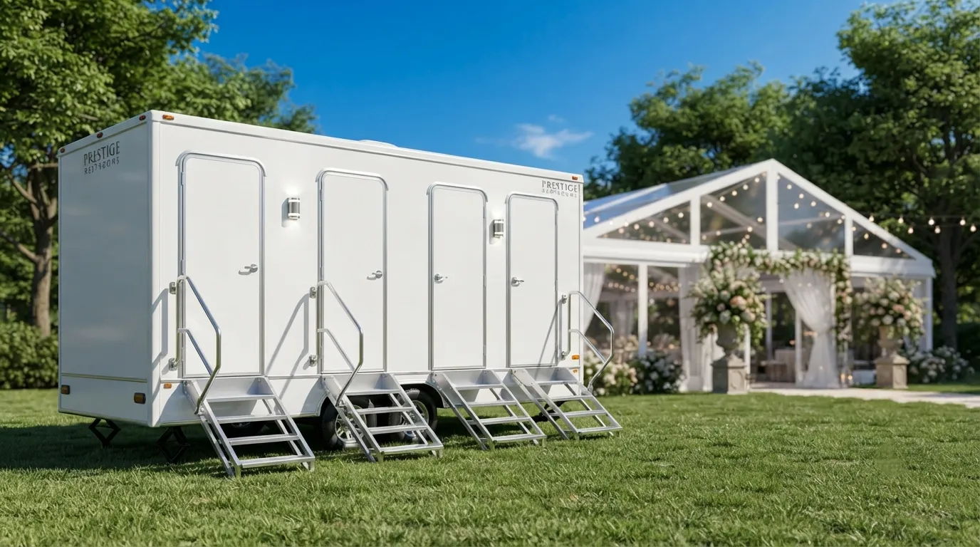 4 Stall Restroom Trailer in Pembroke Pines, FL