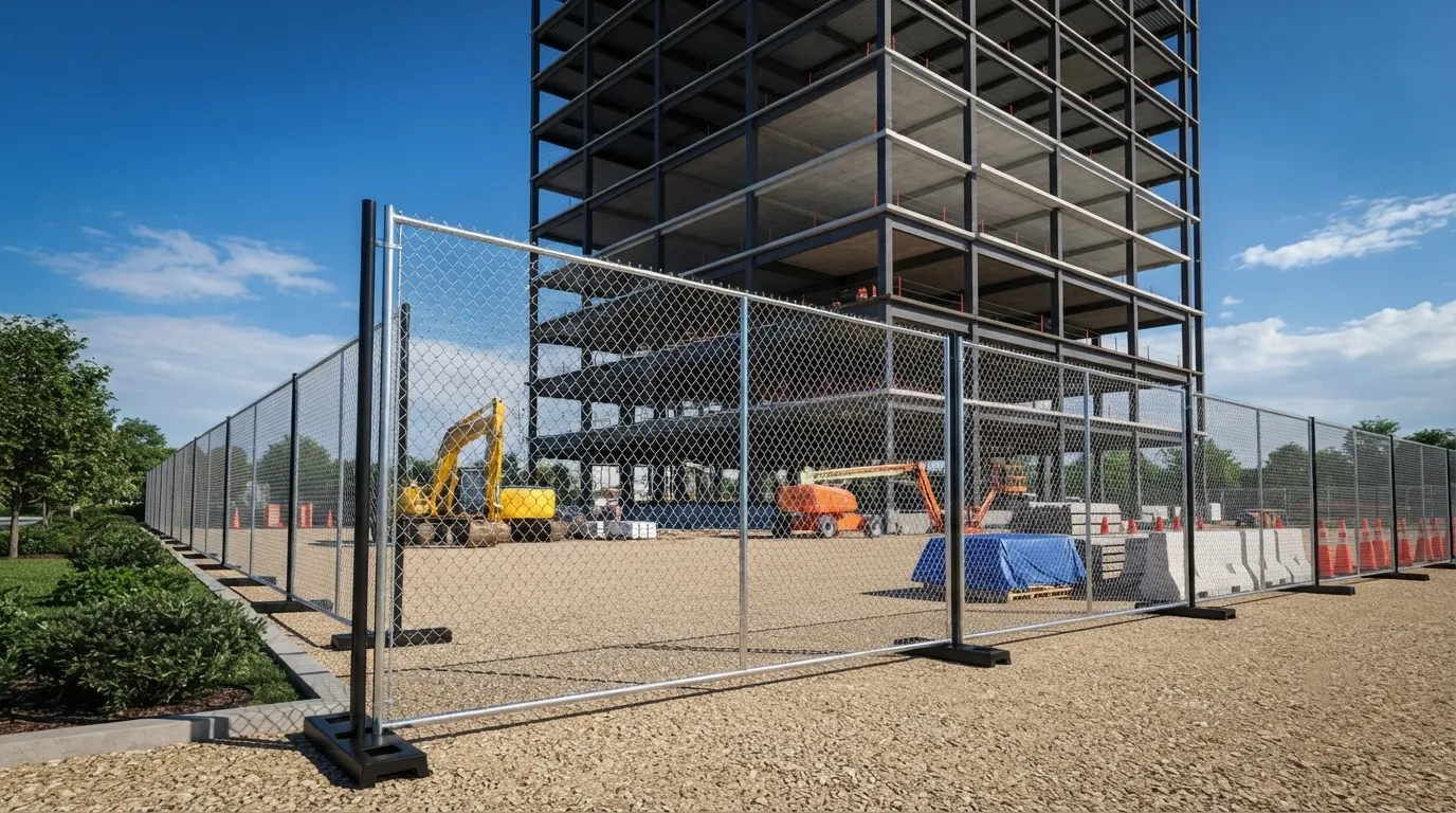 Chain Link Temporary Fence in Pembroke Pines, FL