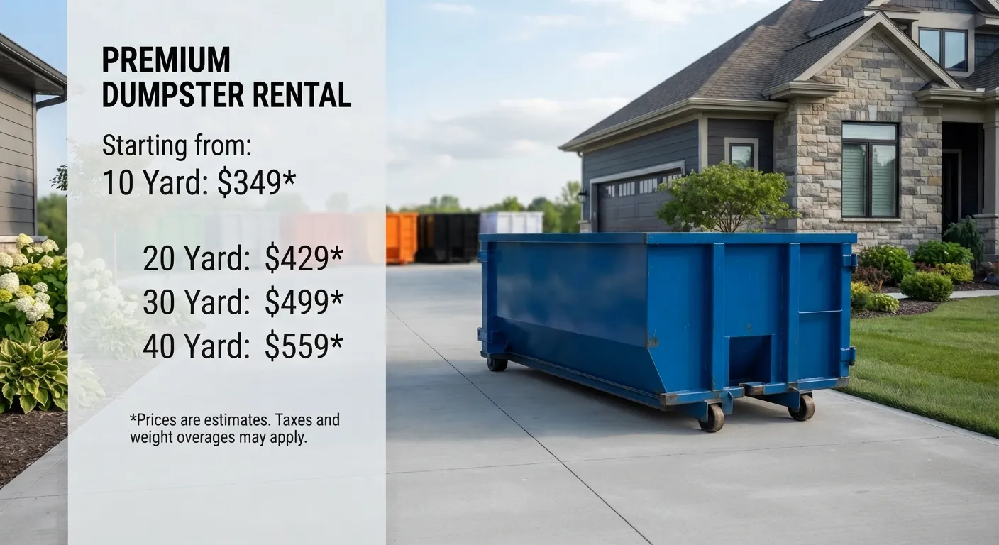 Dumpster Rental Cost in Pembroke Pines, FL